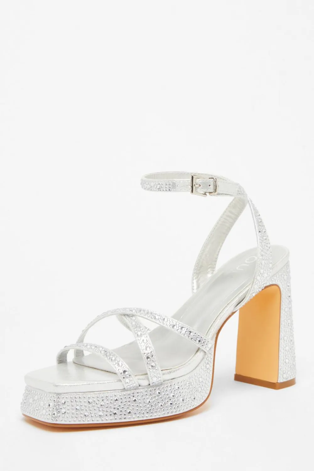 Quiz Sandals|Platforms>Diamante Platform Heels
