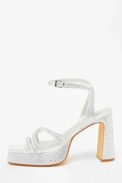 Quiz Sandals|Platforms>Diamante Platform Heels