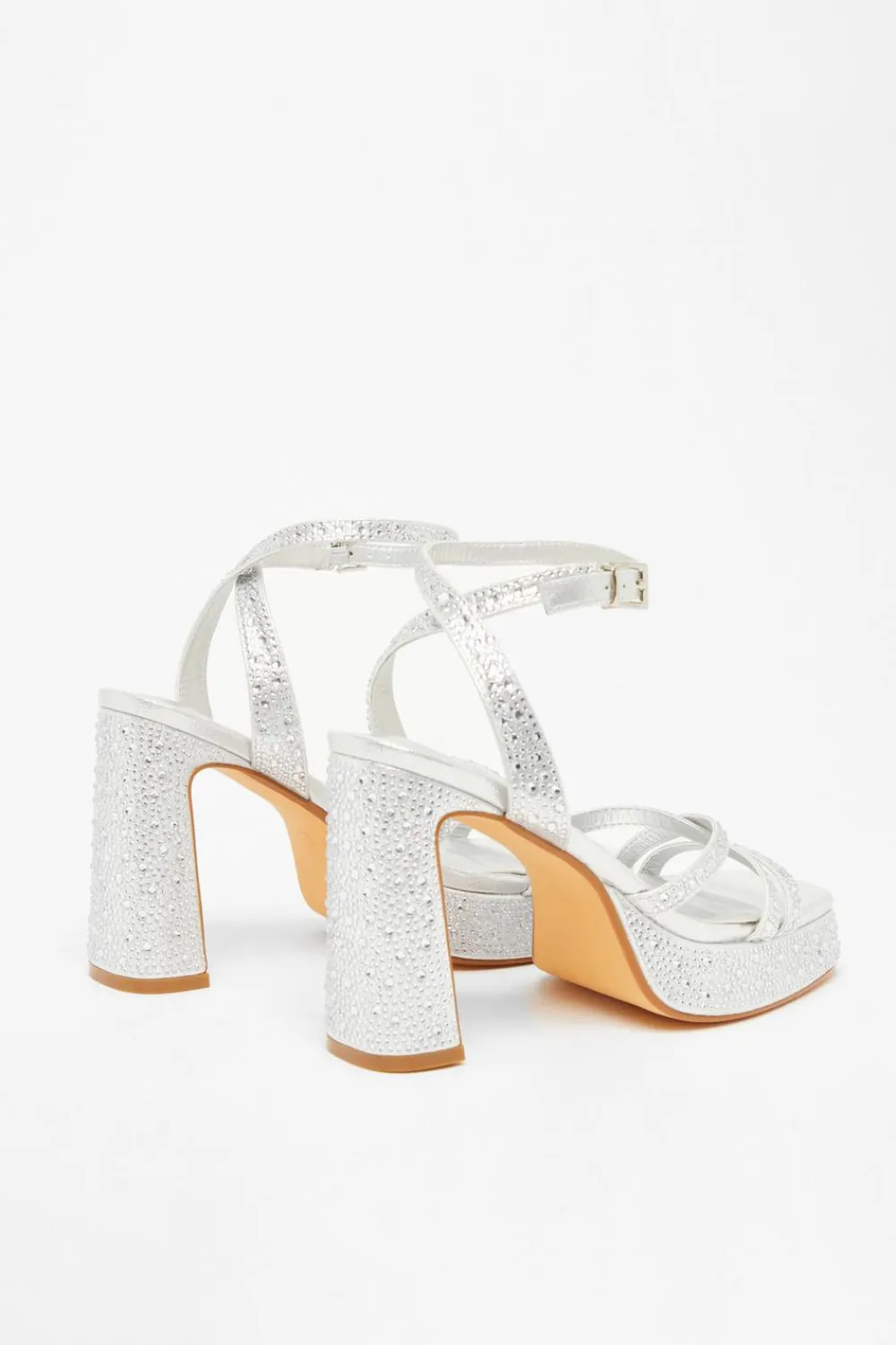 Quiz Sandals|Platforms>Diamante Platform Heels