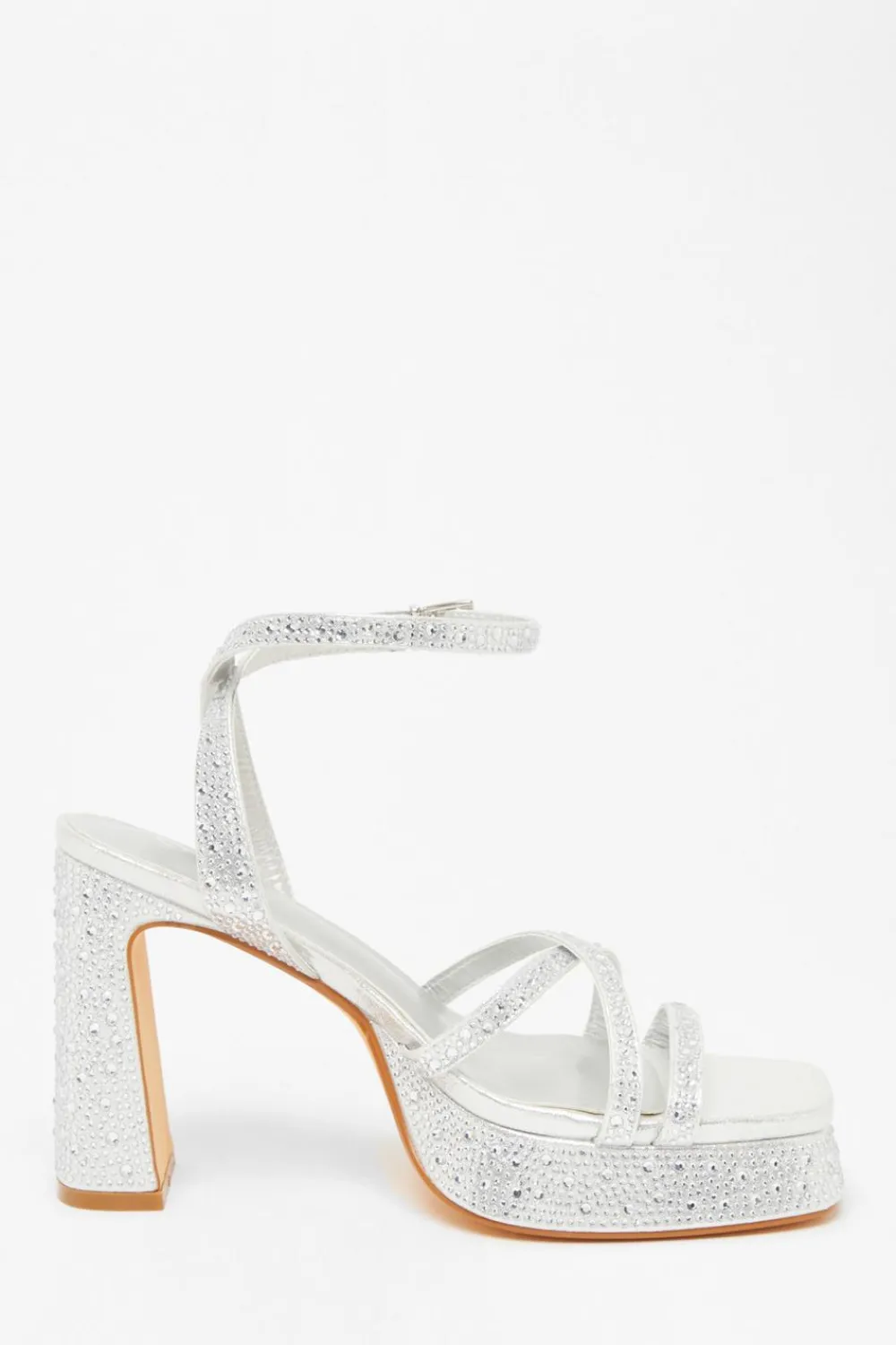 Quiz Sandals|Platforms>Diamante Platform Heels