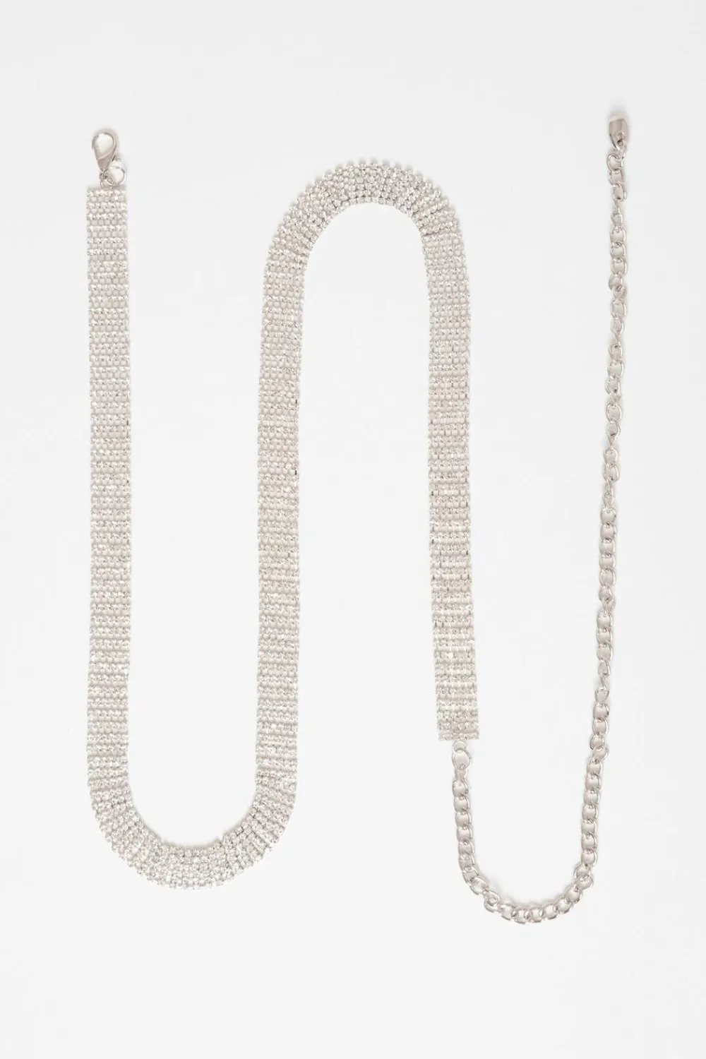 Quiz Belts|Occasion Accessories>Diamante Small Chain Belt