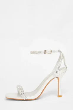 Quiz Occasion Shoes|Heels>Diamante Strap Heels