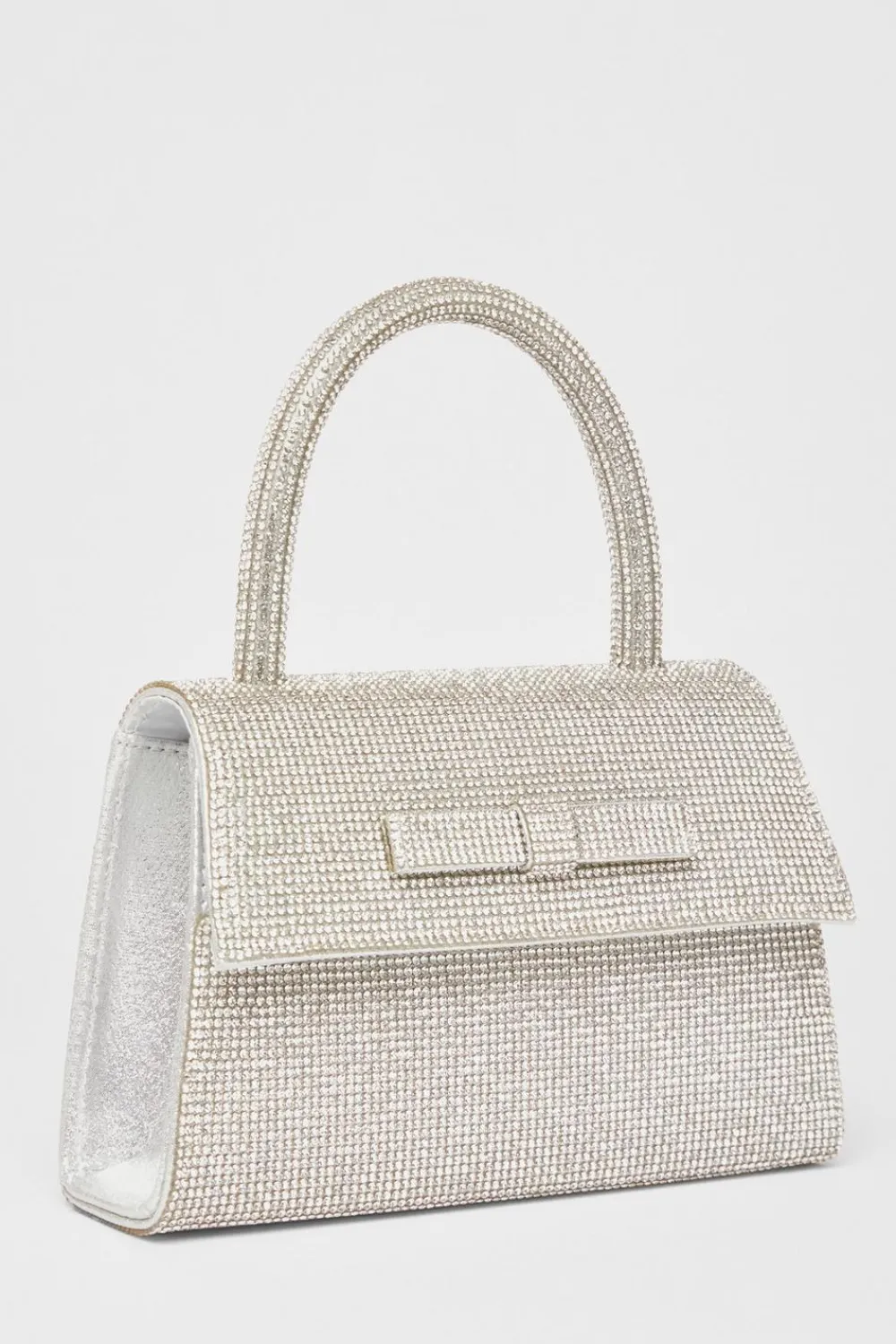 Quiz Wedding Accessories|Bags>Diamante Top Handle Bag