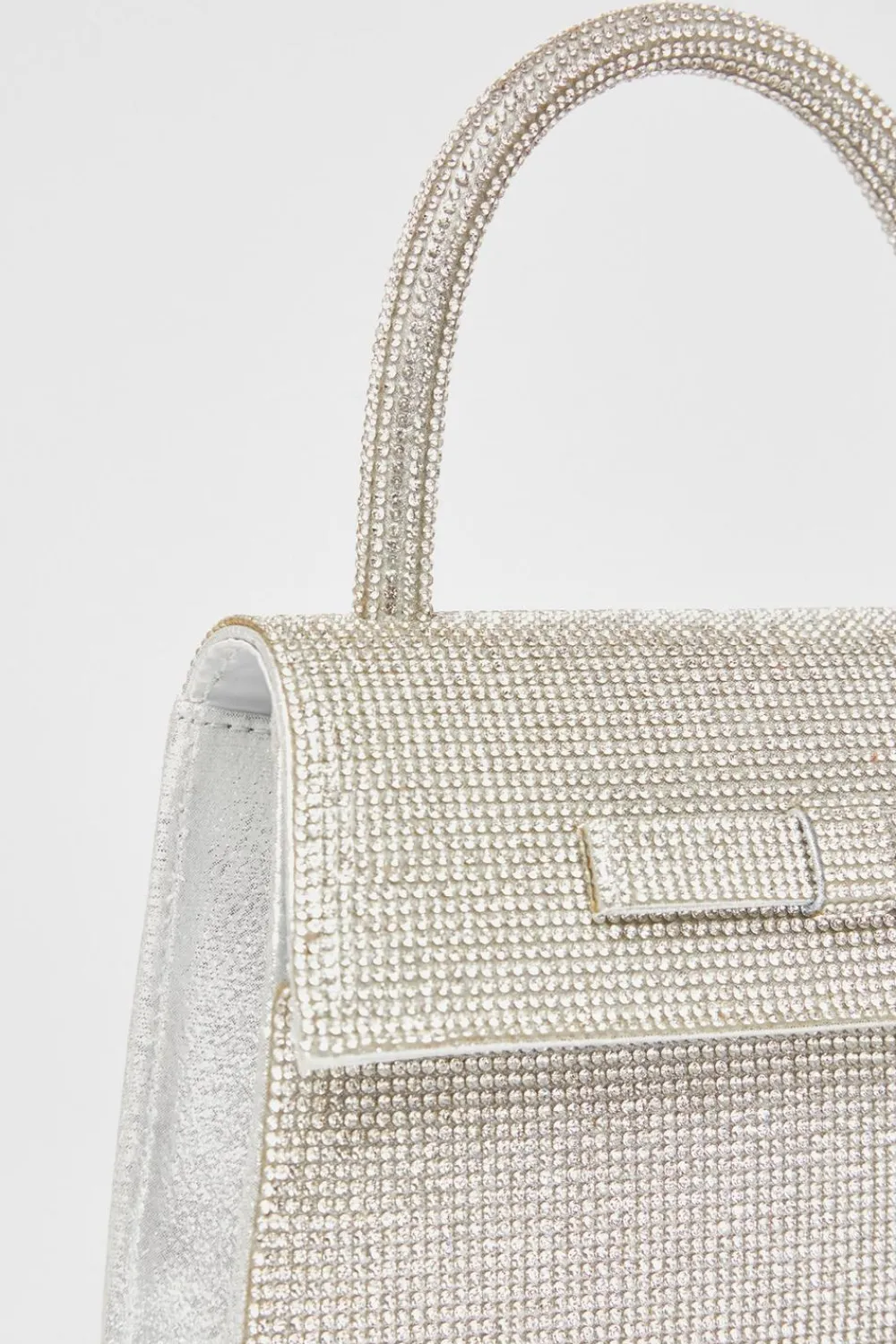 Quiz Wedding Accessories|Bags>Diamante Top Handle Bag