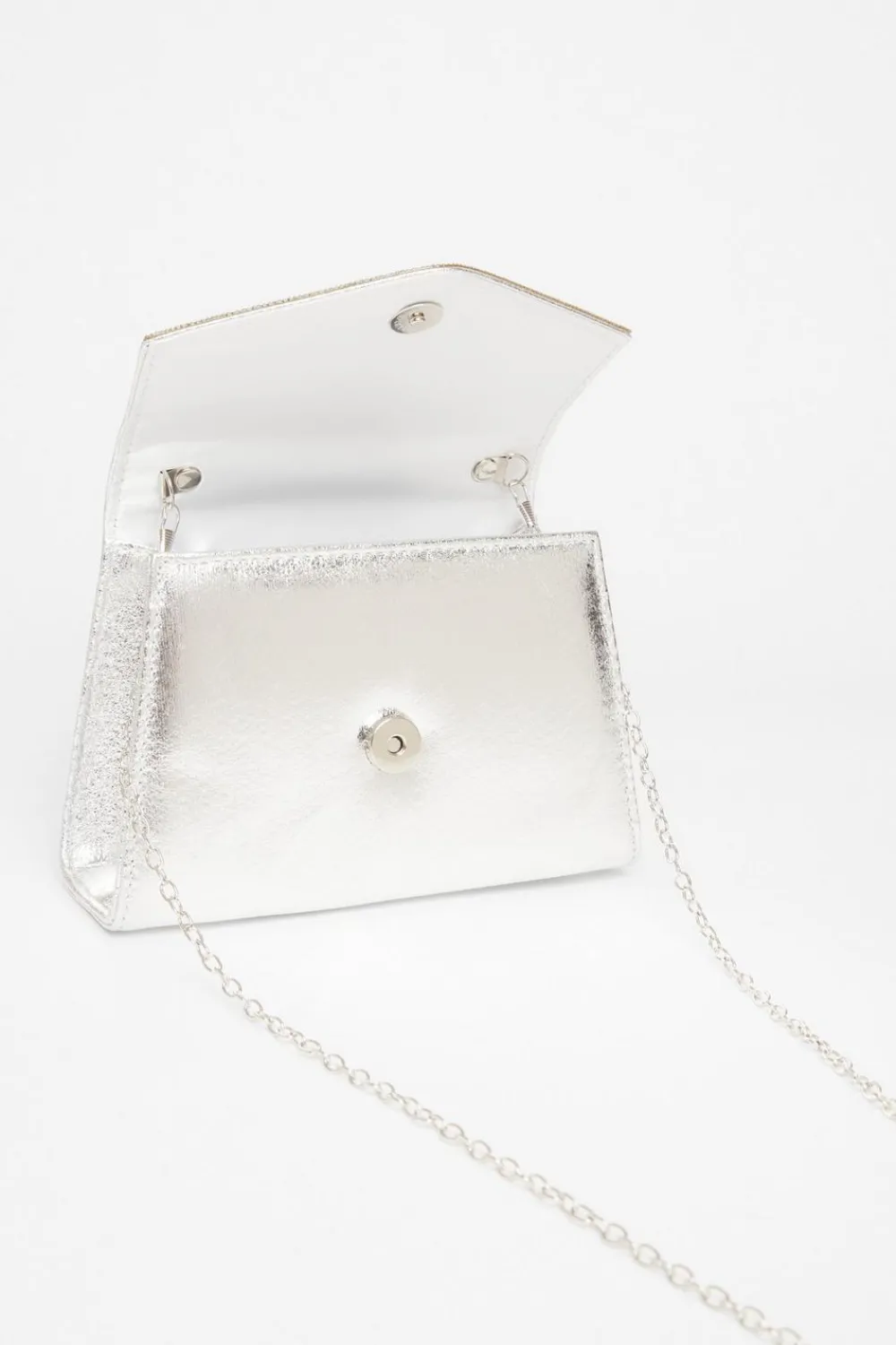 Quiz Wedding Accessories|Bags>Diamante Twist Top Handle Bag