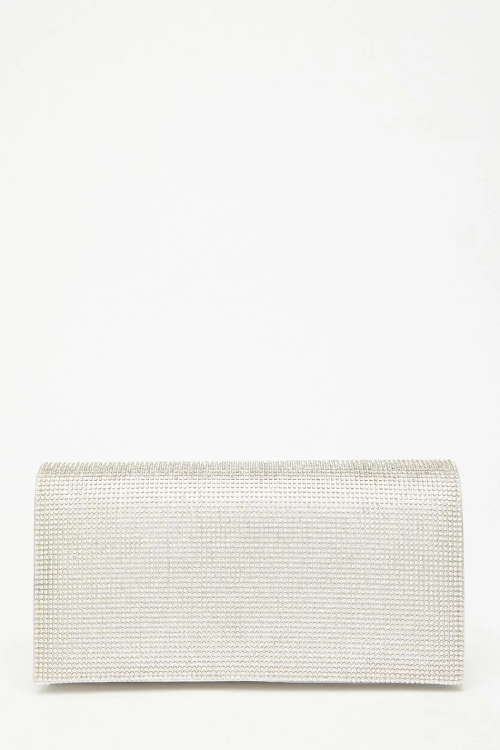 Quiz Wedding Accessories|Bags>Silver Embellished Bag