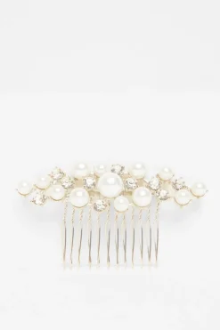 Quiz Wedding Accessories|Hair Accessories>Silver Embellished Hair Comb