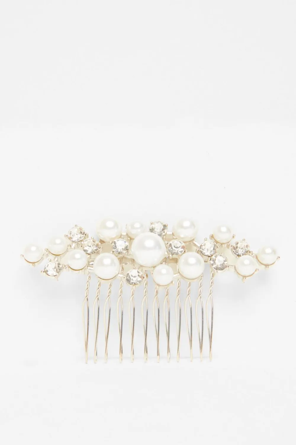 Quiz Wedding Accessories|Hair Accessories>Silver Embellished Hair Comb