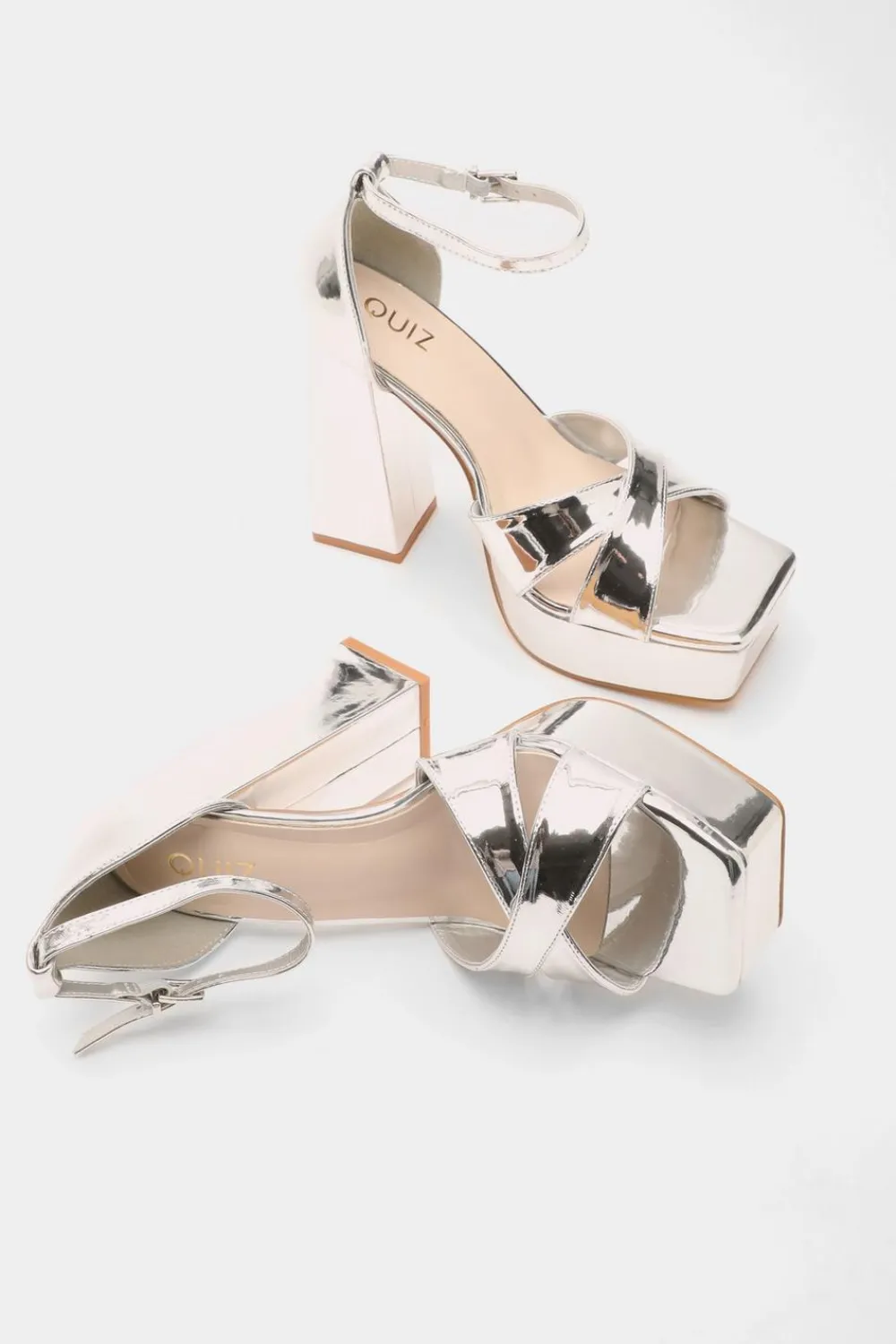 Quiz Platforms|Heels>Mirrored Platform Heels