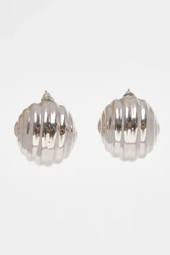 Quiz Jewellery|Earrings>Textured Dome Stud Earrings