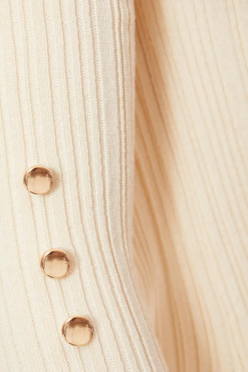 Quiz Going Out Tops|Bardot Tops>Stone Bardot Knitted Top