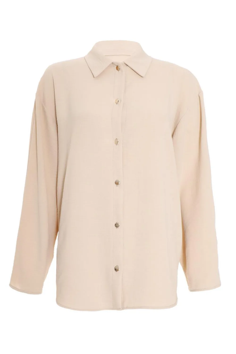 Quiz Shirts & Blouses|Day Tops>Stone Button Down Shirt