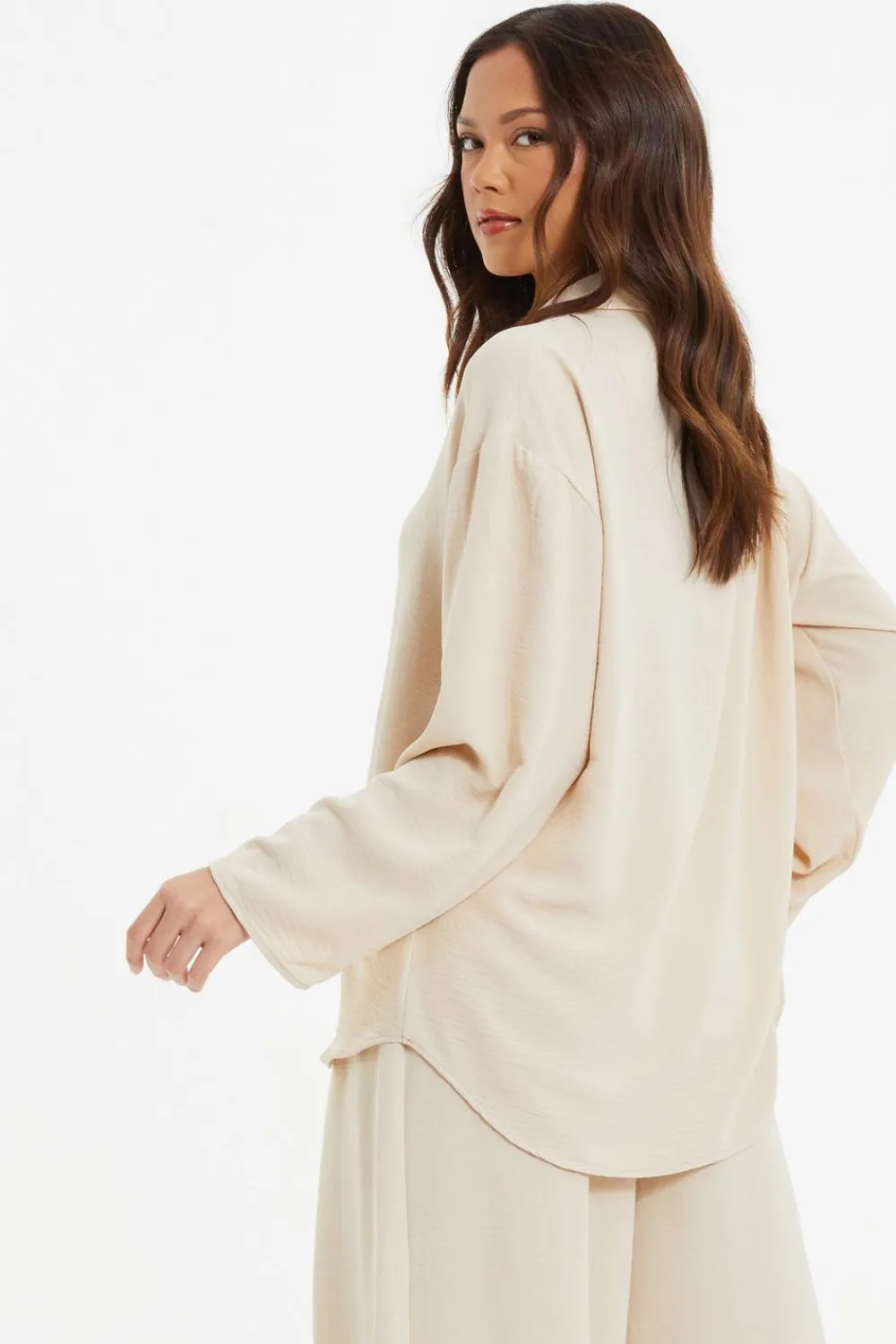 Quiz Shirts & Blouses|Day Tops>Stone Button Down Shirt