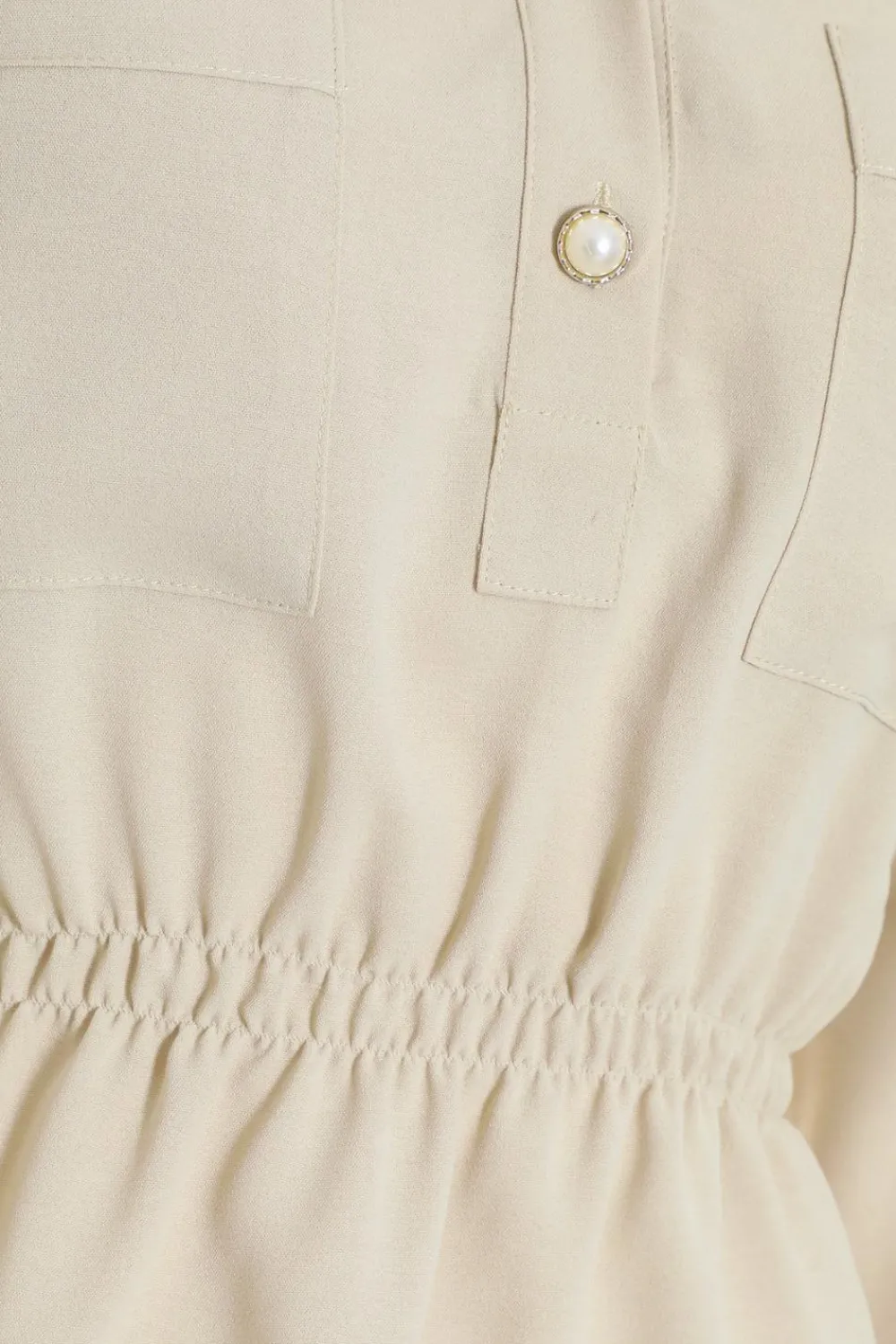 Quiz Shirts & Blouses|Day Tops>Stone Button Up Blouse