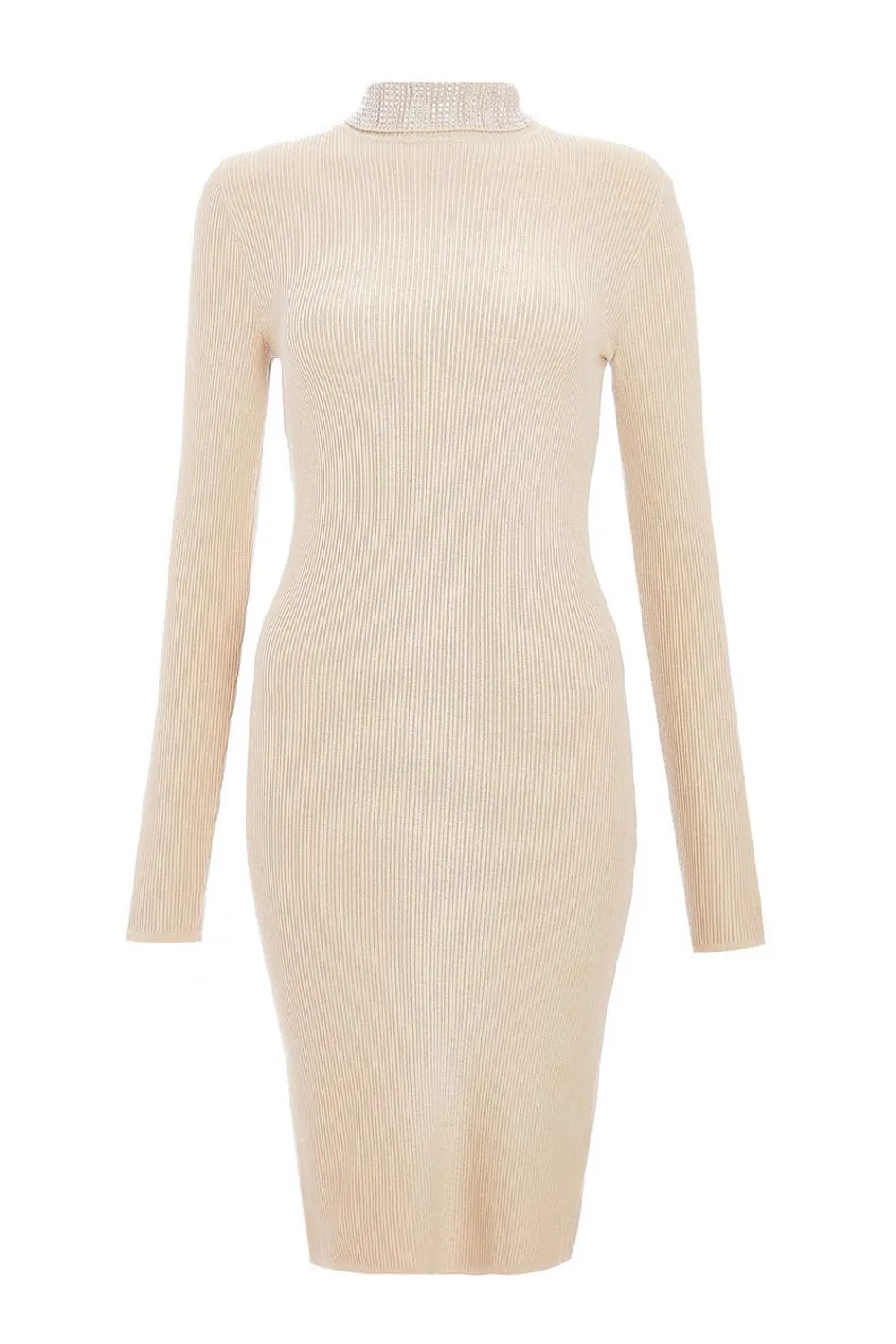 Quiz Knitwear|Casual Clothing>Diamante Roll Neck Dress