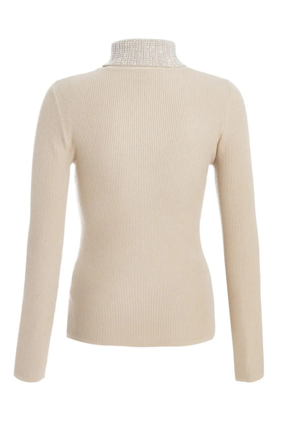 Quiz Knitwear|Jumpers>Diamante Turtle Neck Jumper
