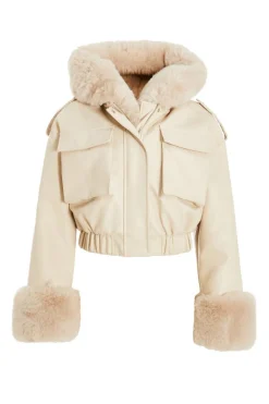 Quiz Jackets & Coats>Faux Fur Bomber Jacket