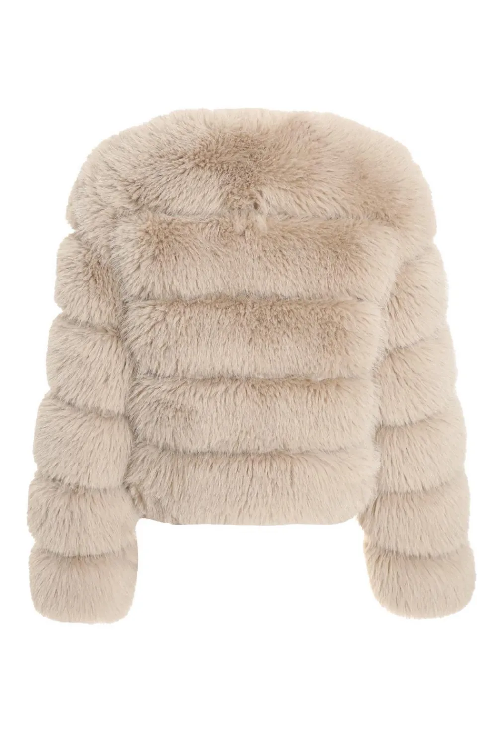 Quiz Modest|Jackets & Coats>Stone Faux Fur Jacket