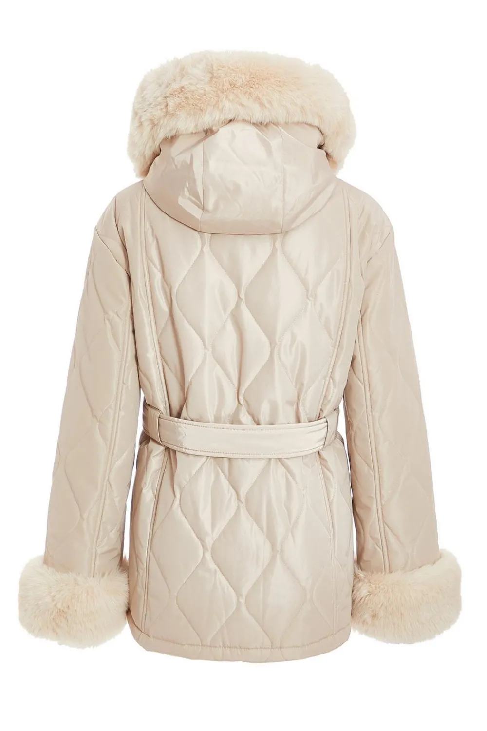 Quiz Jackets & Coats|Casual Clothing>Faux Fur Trim Jacket