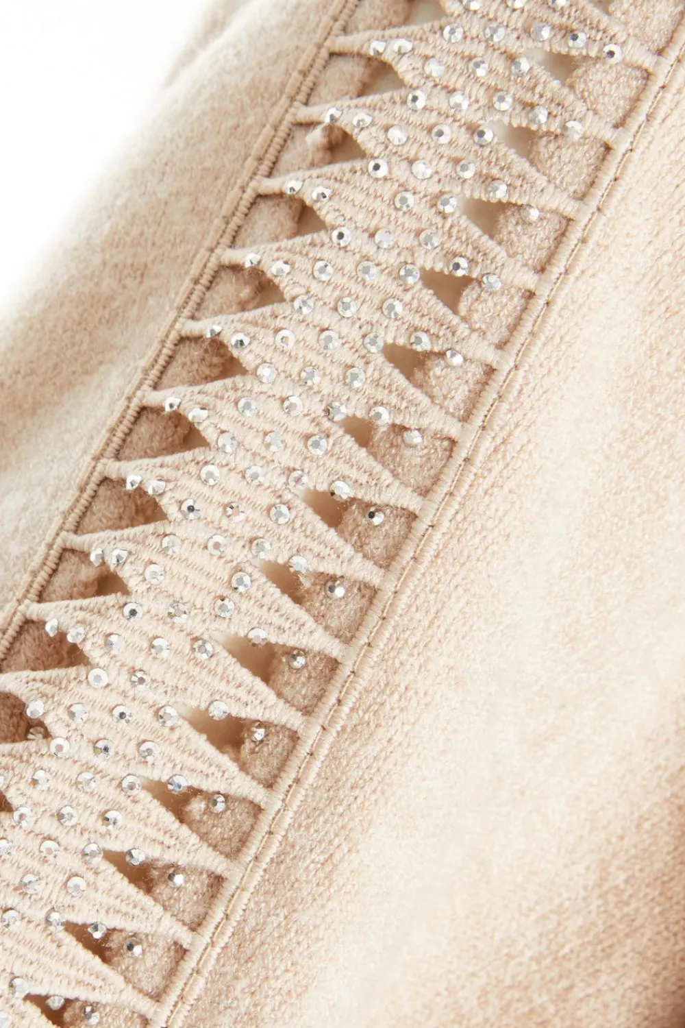 Quiz Knitwear|Jumpers>Knit Diamante Sleeve Jumper