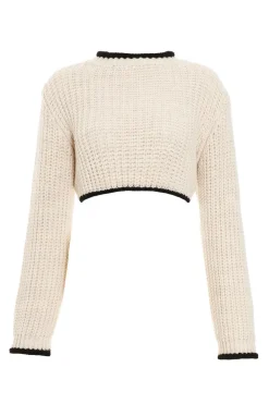 Quiz Knitwear|Jumpers>Knitted Crop Jumper