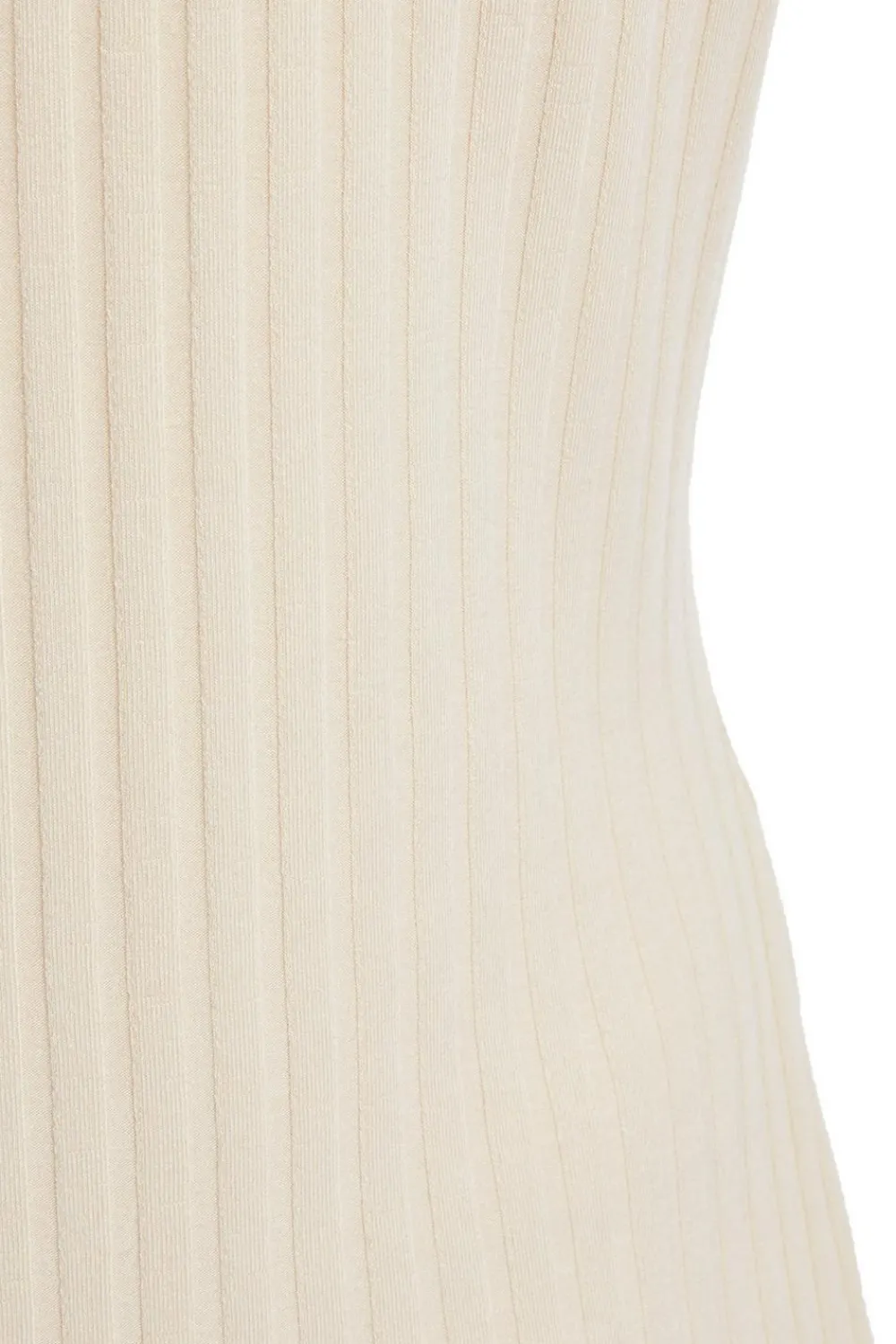 Quiz Summer Tops|Day Tops>Stone Ribbed Asymmetric Top