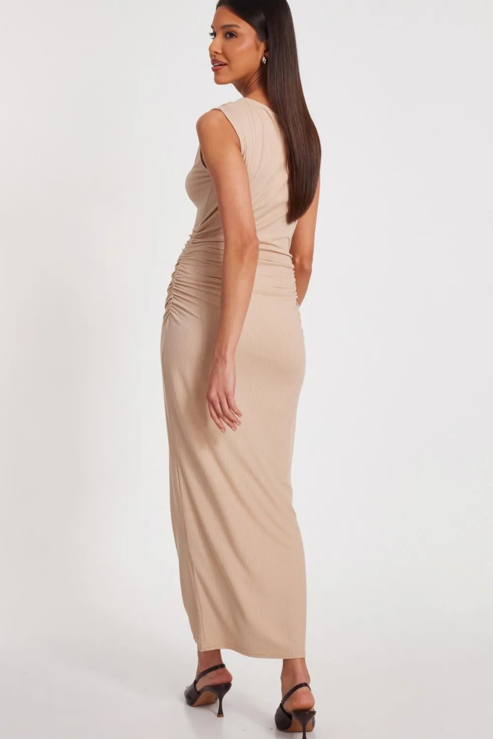 Quiz Workwear|Going Out>Ribbed Midaxi Dress