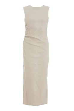 Quiz Christening Guest|Midi Dresses>Stone Ruched Midi Dress