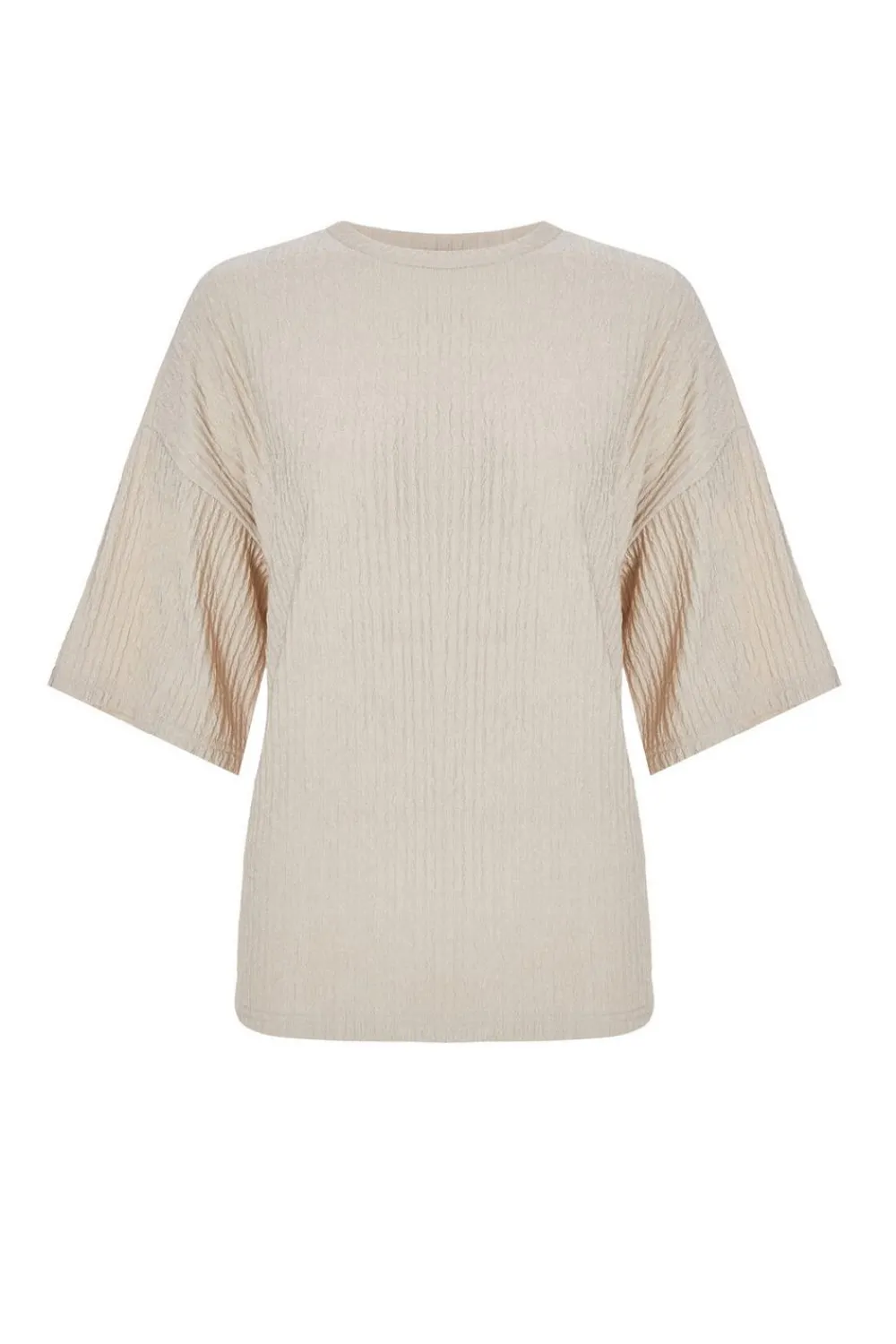 Quiz T-Shirts|Summer Tops>Textured T-Shirt