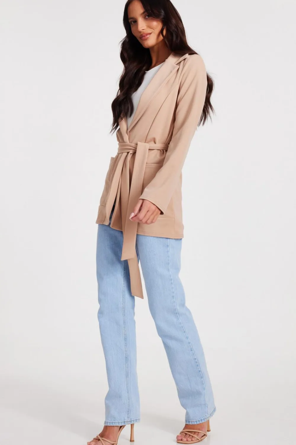 Quiz Workwear|Modest>Tie Waist Blazer