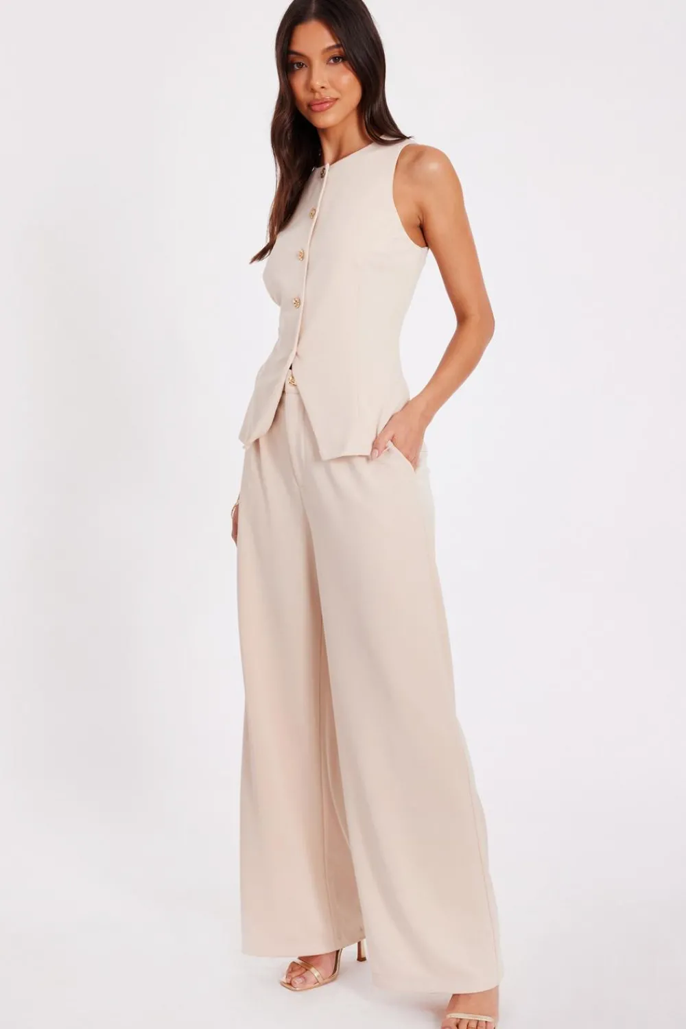 Quiz Day At The Races|Christening Guest>Wide Leg Trousers