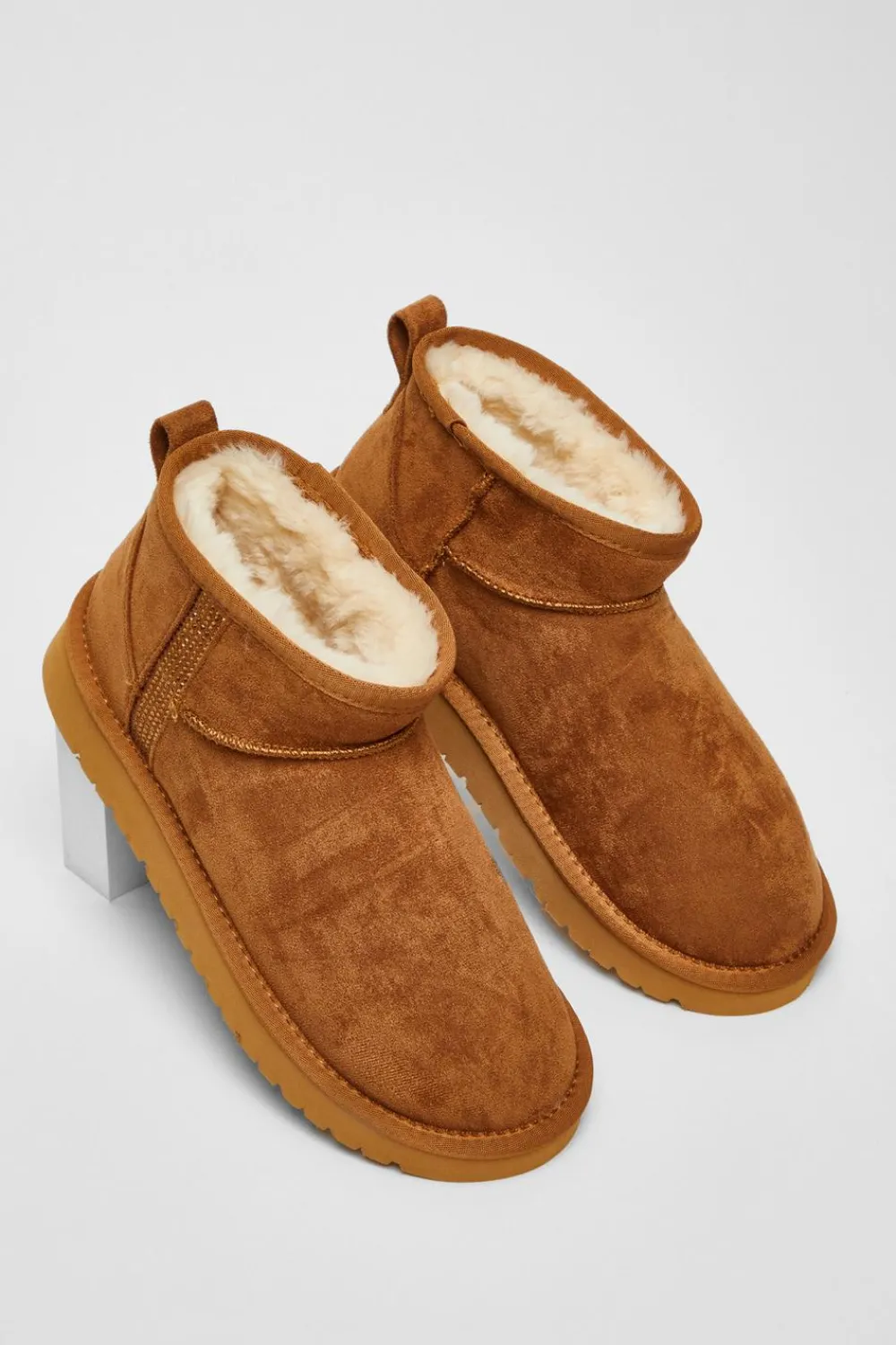 Quiz Boots>Faux Suede Diamante Ankle Boots
