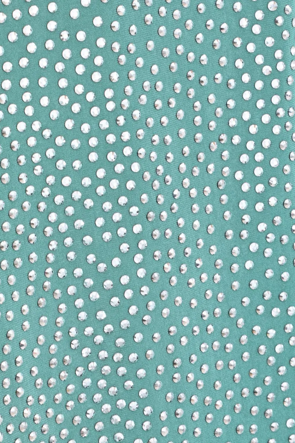 Quiz Mini Dresses|Going Out Dresses>Teal Rhinestone Bodycon Mini Dress