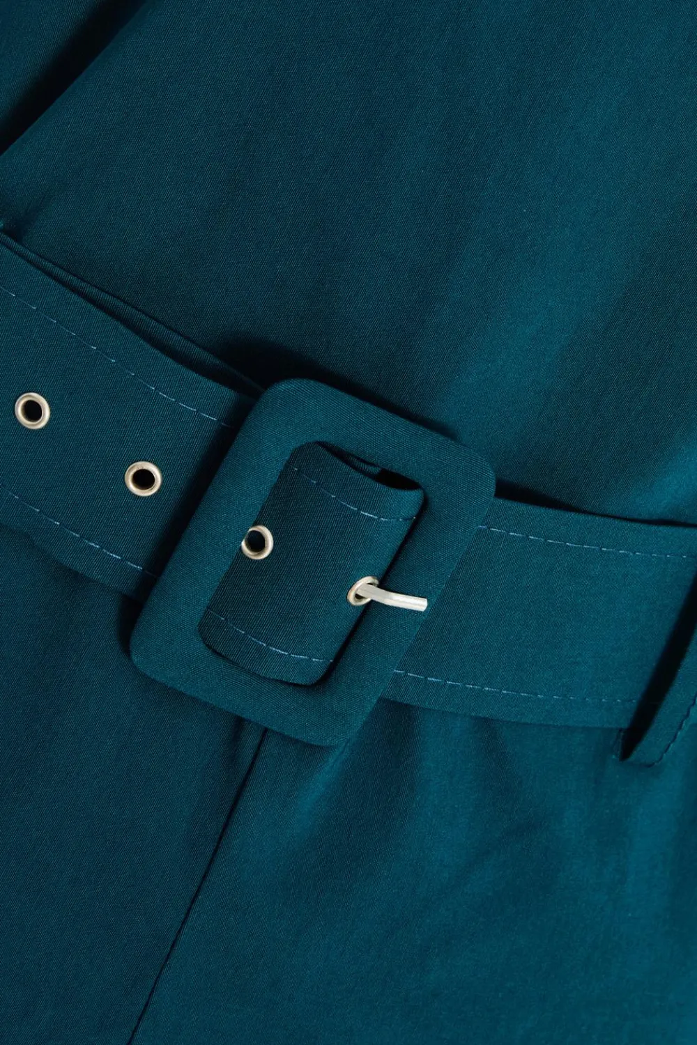Quiz Playsuits|Summer Clothes>Teal Round Neck Skort Playsuit