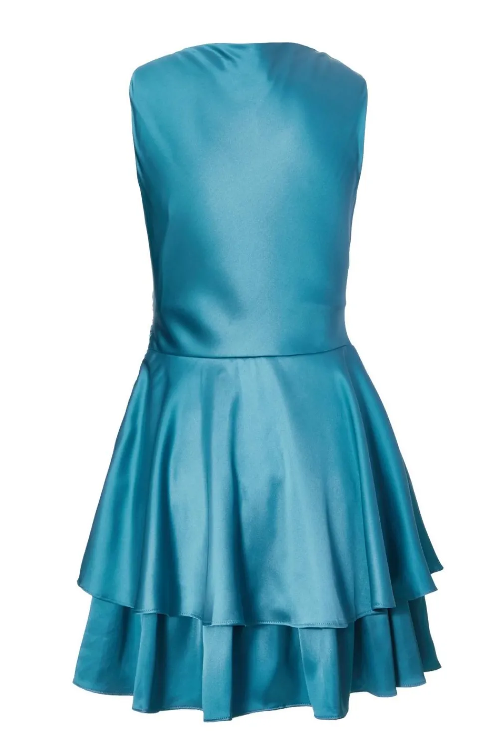 Quiz Going Out|Dresses>Satin Frill Skater Dress