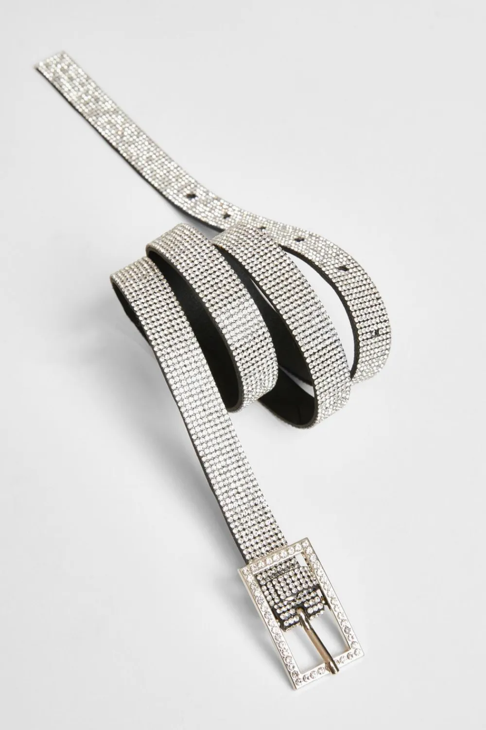 Quiz Belts|Going Out>Thin Diamante Belt