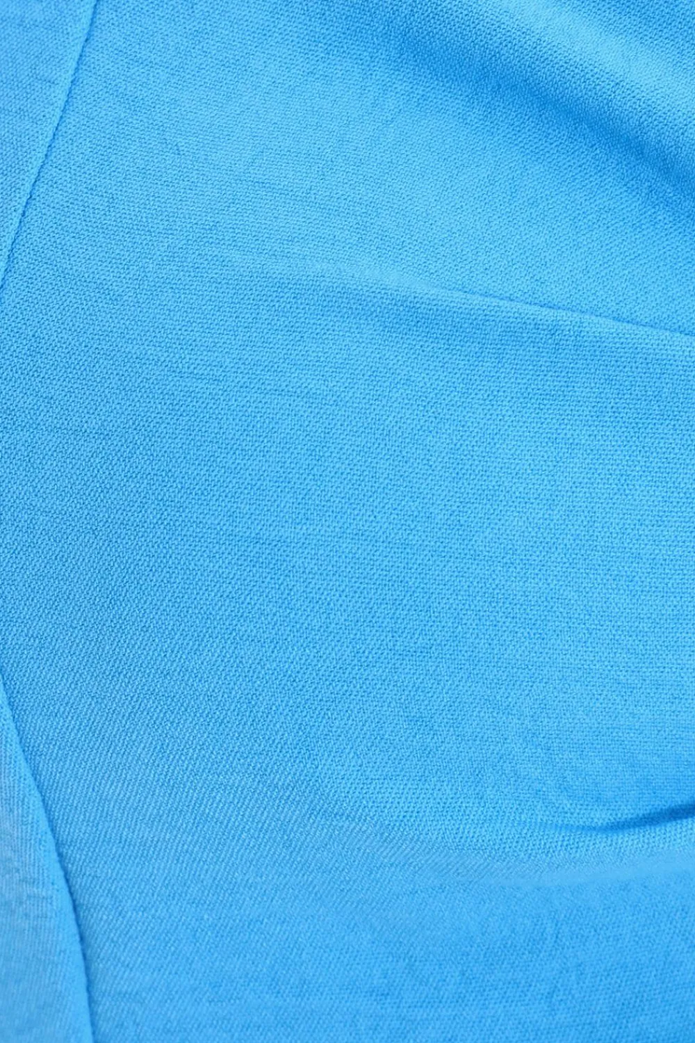 Quiz Summer Tops|Crop Tops>Turquoise Halter Neck Crop Top