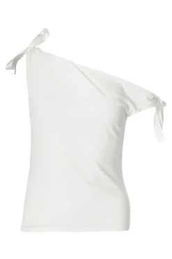 Quiz Summer Tops|Going Out Tops>White Bow Detail Top
