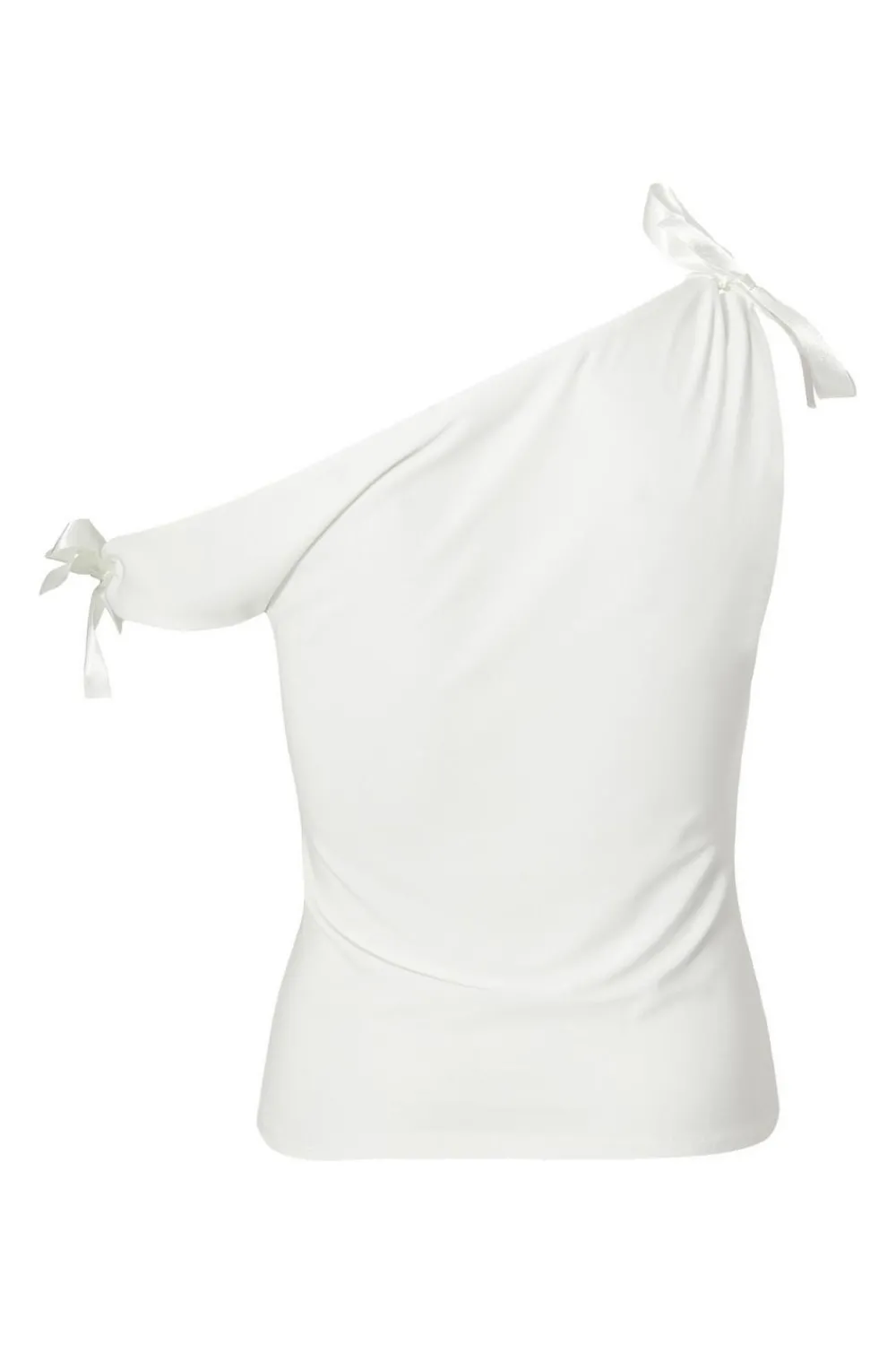Quiz Summer Tops|Going Out Tops>White Bow Detail Top