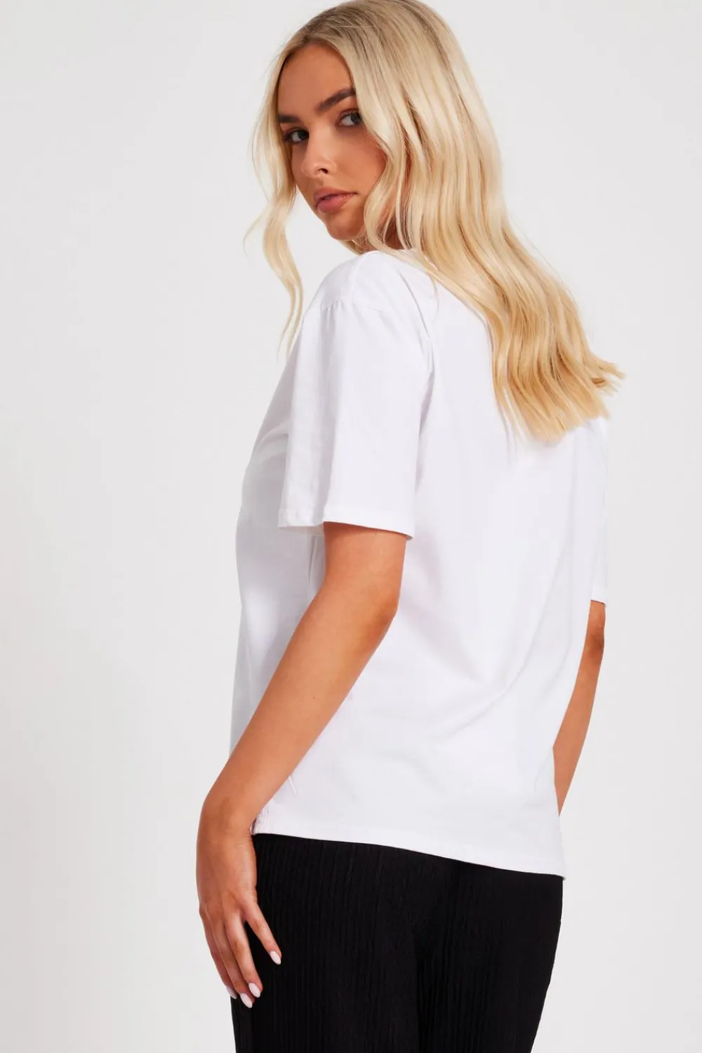 Quiz T-Shirts|Day Tops>White Cherry Print Boxy Top