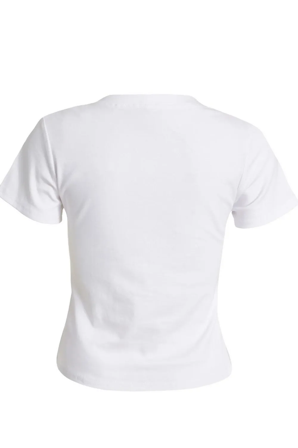 Quiz T-Shirts|Going Out Tops>White Cherry Print Crop Top