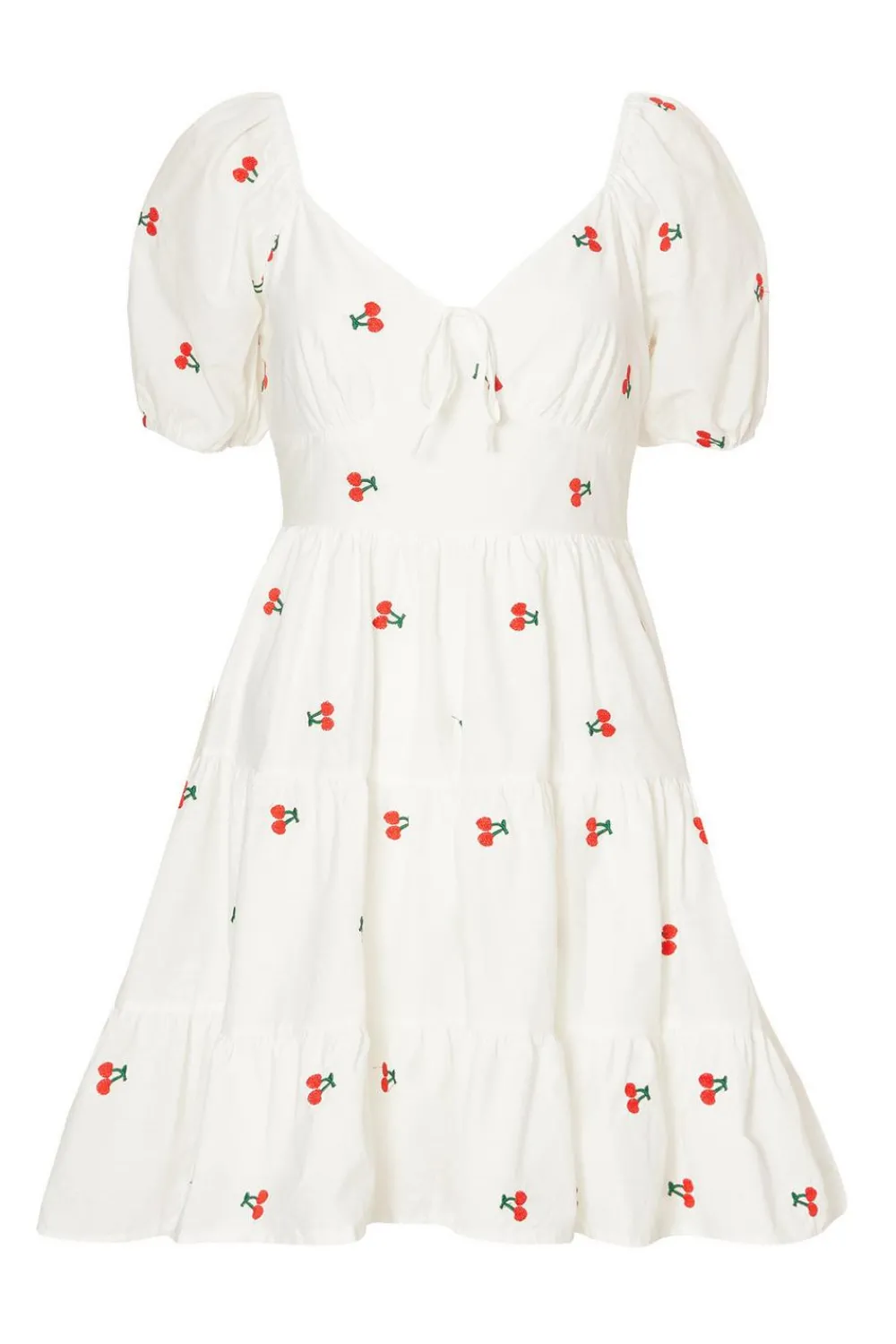 Quiz Summer Clothes|Holiday>White Cherry Print Skater Dress