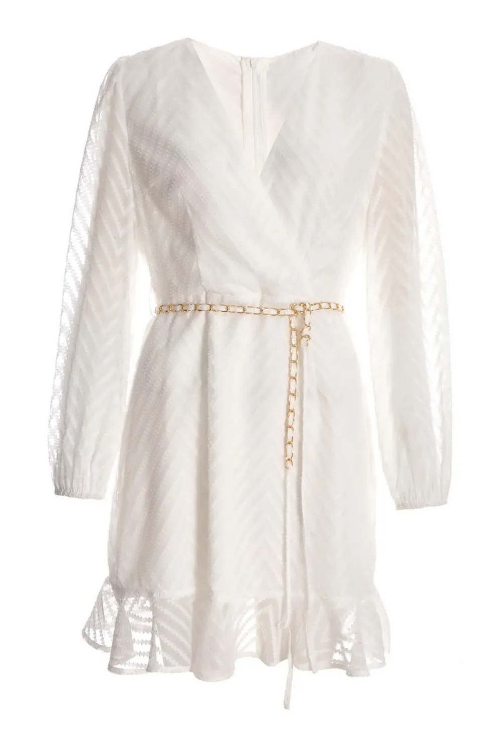 Quiz Holiday|Wrap Dresses>Chevron Skater Mini Dress