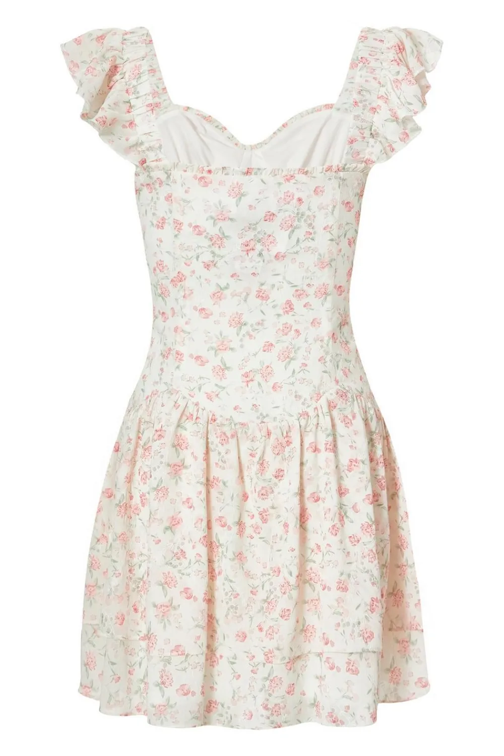 Quiz Summer Clothes|Holiday>White Chiffon Ditsy Floral Dress