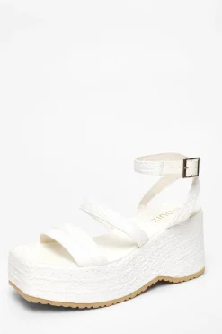 Quiz Wedges|Sandals>Chunky Platform Wedges