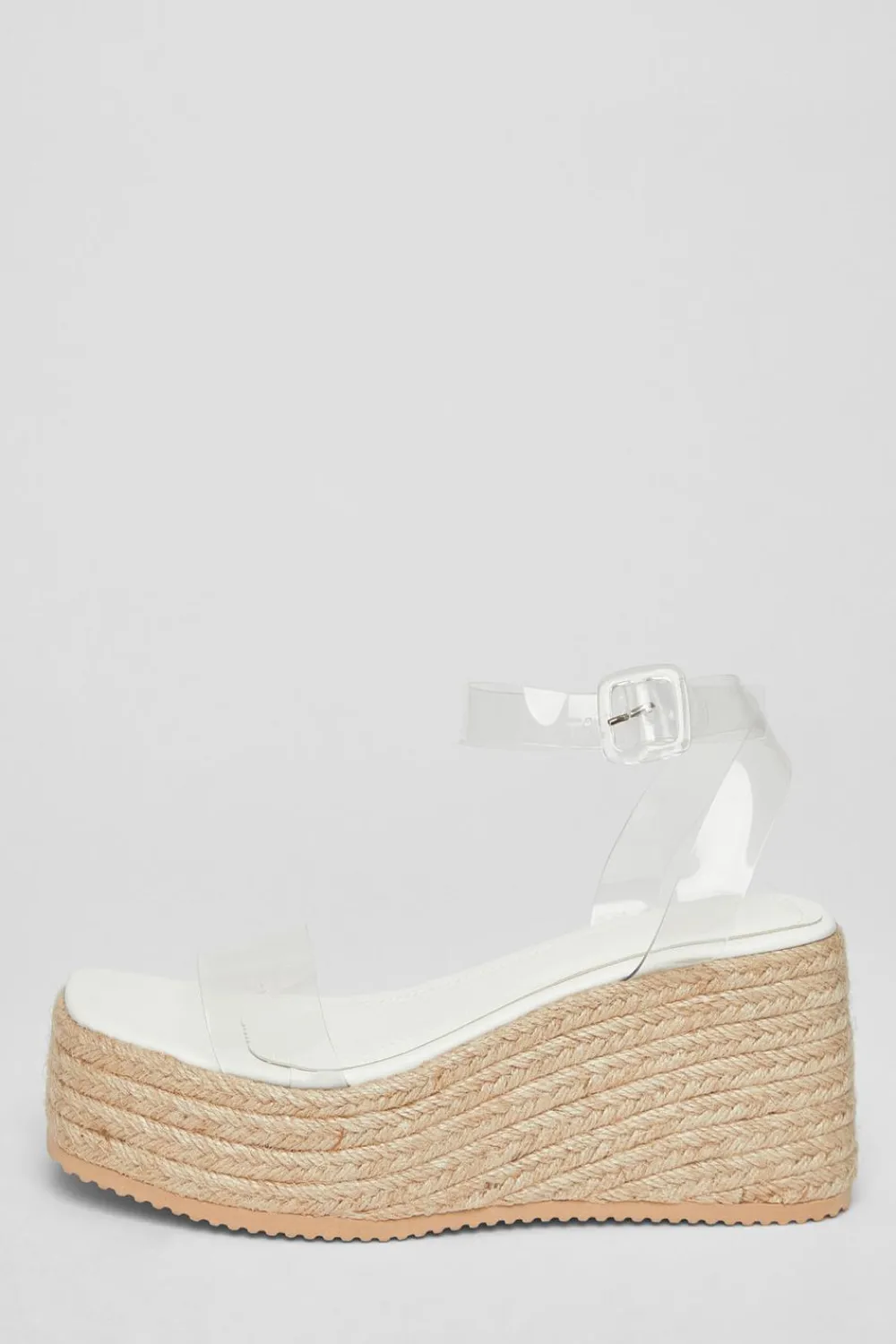 Quiz Wedges|Sandals>Clear Strap Wedges