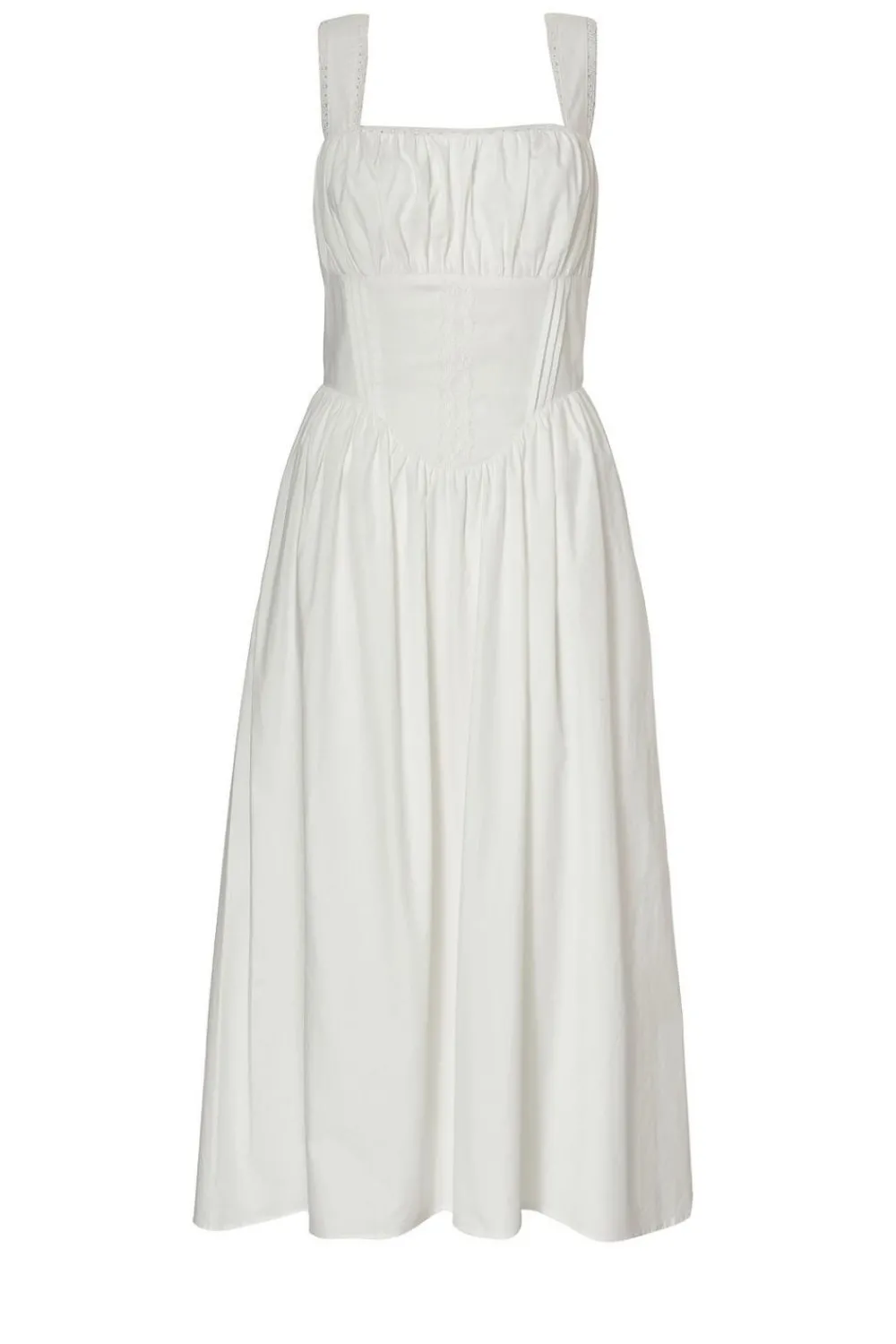 Quiz Summer Clothes|Holiday>White Corset Detail Midi Dress