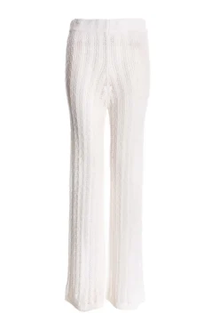 Quiz Summer Clothes|Knitwear>Crochet Knit Trousers