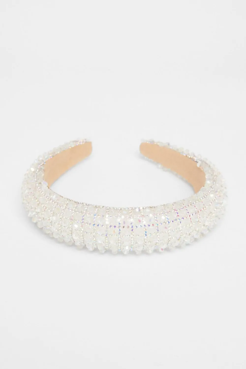 Quiz Wedding Accessories|Hair Accessories>White Diamante Chunky Headband