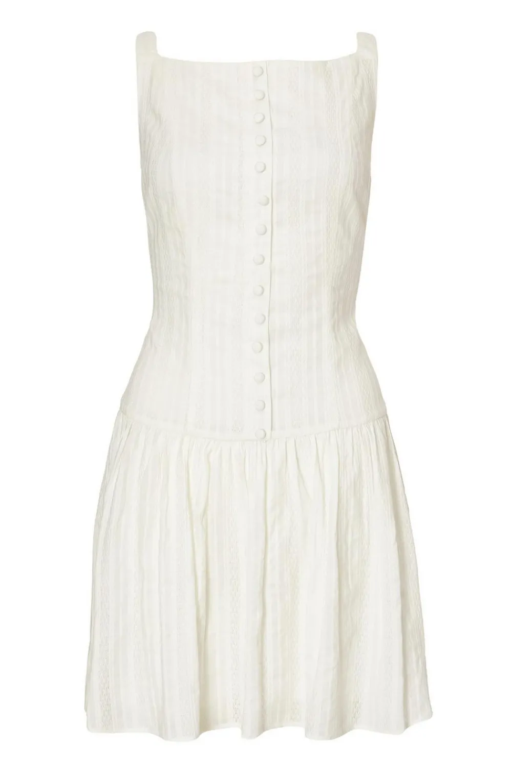 Quiz Summer Clothes|Holiday>White Drop Waist Mini Dress